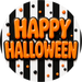 Happy Halloween Sign, DECOE-5536-DH, Sign For Wreath, 18" Door Hanger