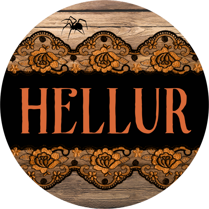 Hellur Sign, DECOE-5541-DH, Sign For Wreath, 18" Door Hanger