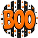 Boo Sign, Halloween Sign, DECOE-5551-DH, Sign For Wreath, 18" Door Hanger