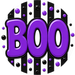 Boo Sign, Halloween Sign, DECOE-5552-DH, Sign For Wreath, 18" Door Hanger