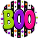 Boo Sign, Halloween Sign, DECOE-5553-DH, Sign For Wreath, 18" Door Hanger