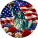 Patriotic Sign, America 250, DECOE-5560-DH, Sign For Wreath, 18" Door Hanger
