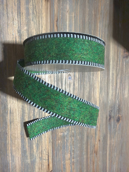 1.5” X 10Yds Fuzzy Felt, Green 15-7861 - DecoExchange®
