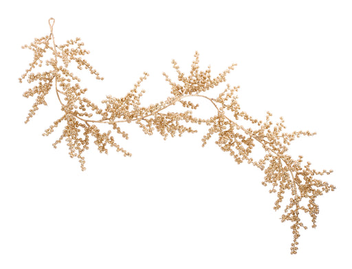 58"L Mini Berry Twig Garland Gold EC436408
