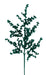 27"L Glitter Berry Spray Hunter Green EC441812 - DecoExchange