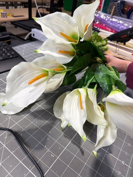 Calla Lily Bsh X12 Crm 1/8Dz 18002 - DecoExchange®