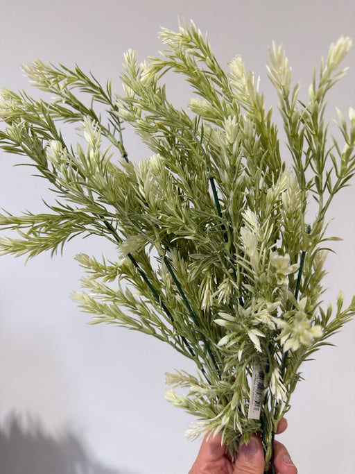 Plastic Rosemary Bush - 8 Stems - Cream - 57751 - DecoExchange®