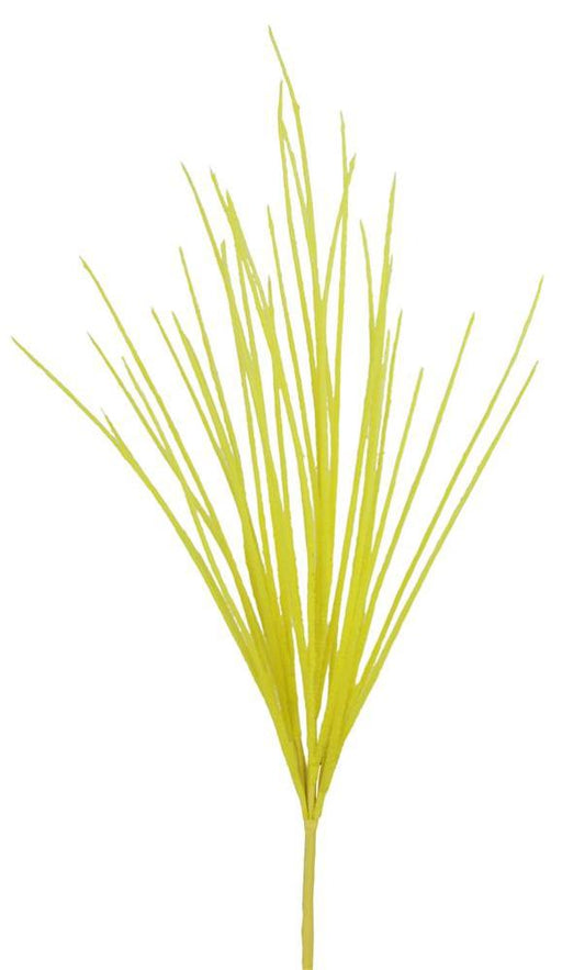 27"L Flocked Grass Bush Yellow FG610229 - DecoExchange®