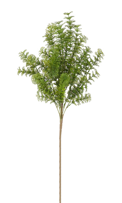 22"L Plastic Circle Leaf Bush X9 Dark Tt Green FG661833