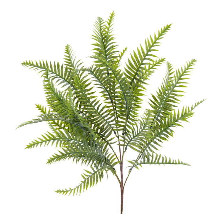 25"L Plastic Fern Bush Dusty Green FG662431