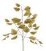 28"L Rose Leaf Spray 12Pc/Bdl, Dk Olive/Yellow FG663348 - DecoExchange®