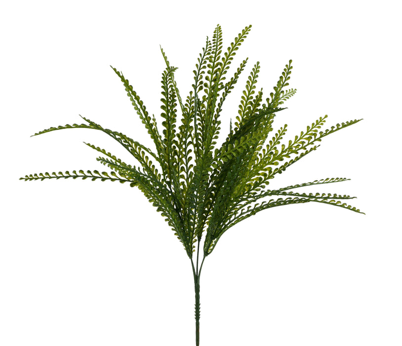 20"H Beaded Fern Bush Tt Green FG6715