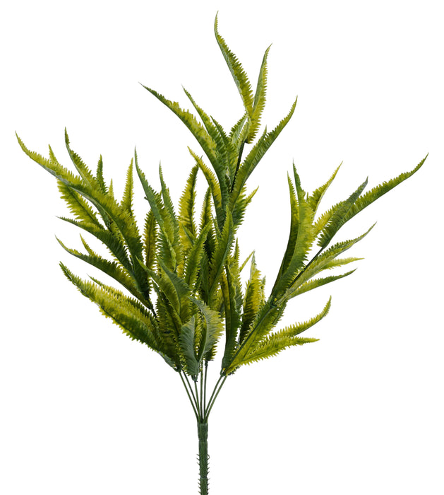 22"L Mini Fern Bush X7 Tt Green FG679630