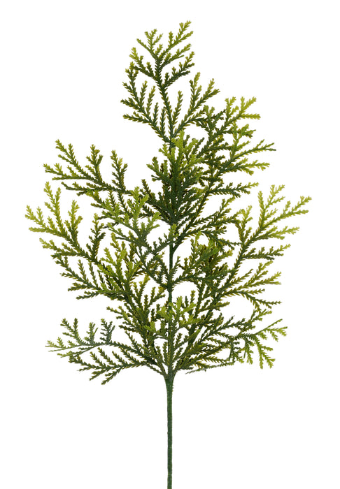 21"L Cypress Fern Spray Tt Green FG684630