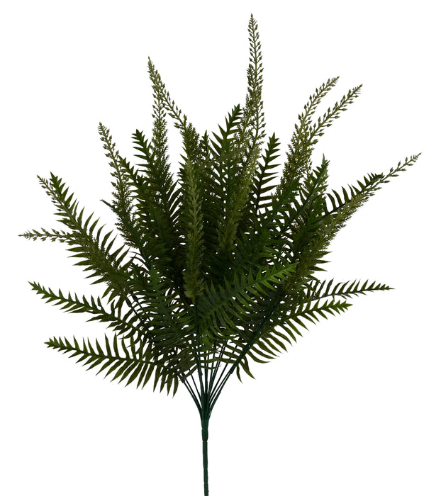 23.25"L Multi Fern Bush X18 Tt Green FG685630