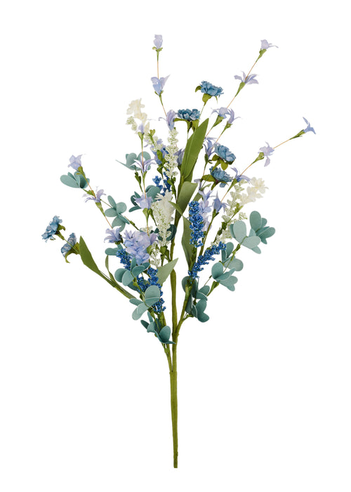 29"L Paper/Eva Flower Spray Smoke Blue/Cream FH807339