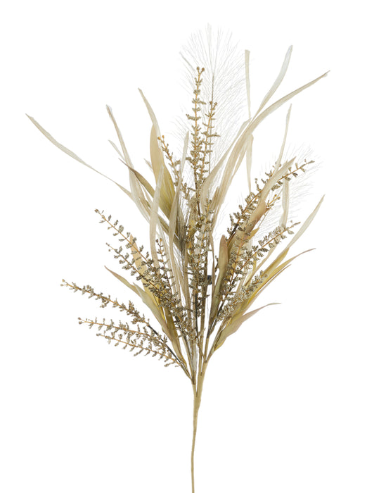 38"L Styro Bead/Paper Grass Spray Light Sage Green FH8165K1 - DecoExchange®