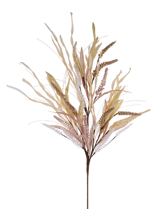 35"L Spike/Flocking Spike/Grass Spray Beige/Tan/Cream FH8199K7 - DecoExchange®