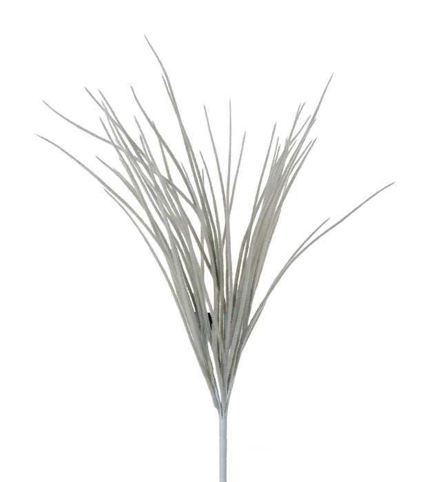 27"L Flocked Plastic Grass Bush X40 Sage Green FH8222F2