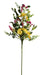 27"L Flower/Bead/Spike/Boxwood Spray Yellow/Hot Pink/White FH8225F3