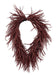 26"L X 17"W Draped Button Fern Wreath Brown FP106304