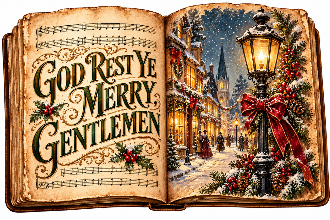 God Rest Ye Merry Gentlemen Vintage Songbook - DCO-W-1571