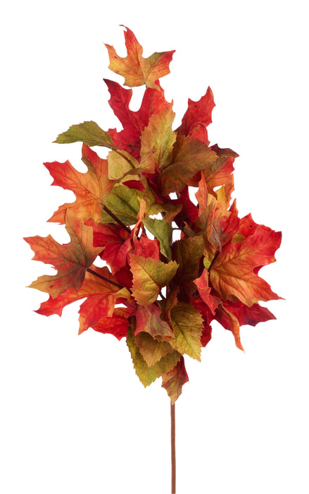 28"L Maple/Perilla Spray Orange/Yellow/Green/Brown HA1852J3 - DecoExchange®