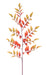 32"L Myrtlewood Leaves Spray Yellow/Orange HA186394 - DecoExchange®