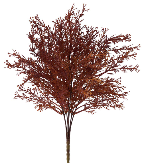 14.5"L Seeded Grass Bush X7 Rust HA188832 - DecoExchange®