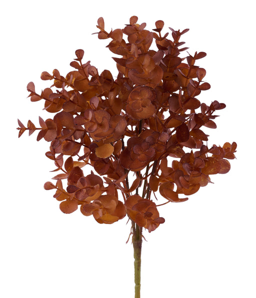 14.5"L Eucalyptus Bush X5 Rust HA188932 - DecoExchange®