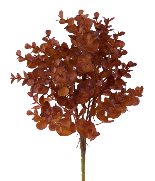 14.5"L Eucalyptus Bush X5 Rust HA188932 - DecoExchange®