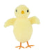 5.25"H X 4.5"W Faux Fur Chicken Orn Yellow/Orange/Black HE4272 - DecoExchange®
