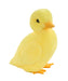 8.25"Hx6.5"L Faux Fur Standing Duckling Yellow/Orange HE735629 - DecoExchange®