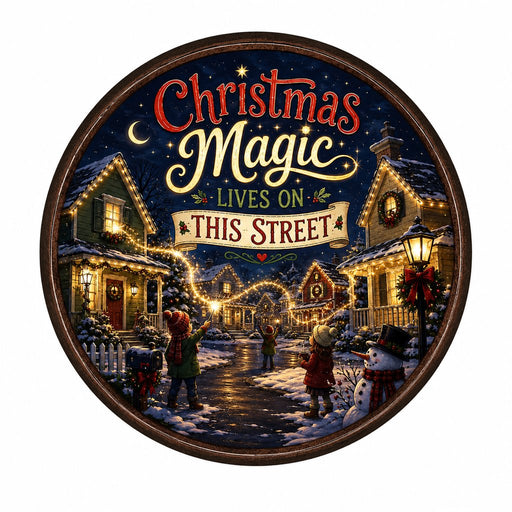 Christmas Magic Lives On This Street - HVA-W-0003