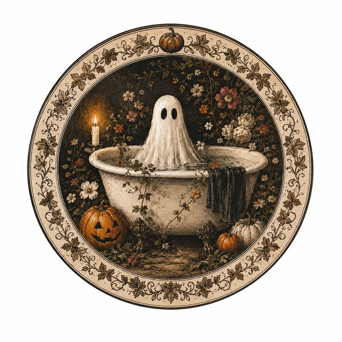 Vintage Ghost In The Bathtub - HVA-W-0006