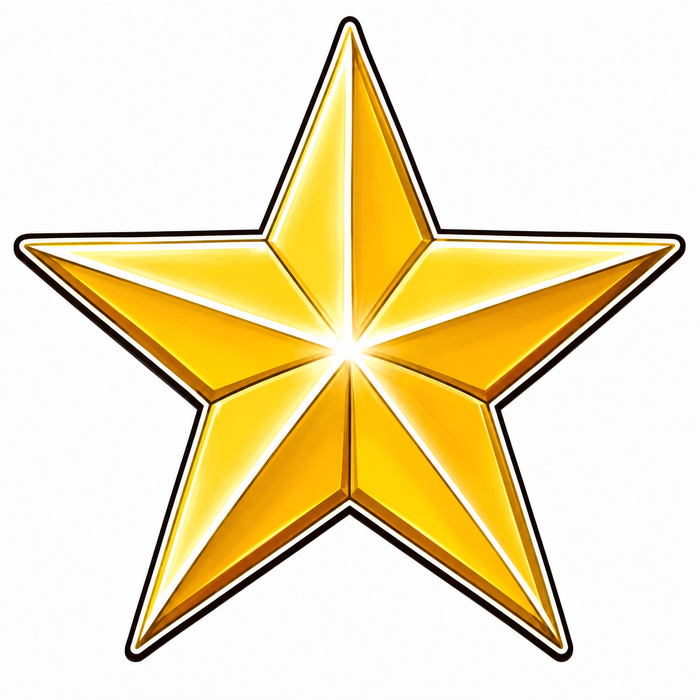 Star Tree Topper, PS-W-0106, 16in Sign For Wreath, Wood Wreath Sign