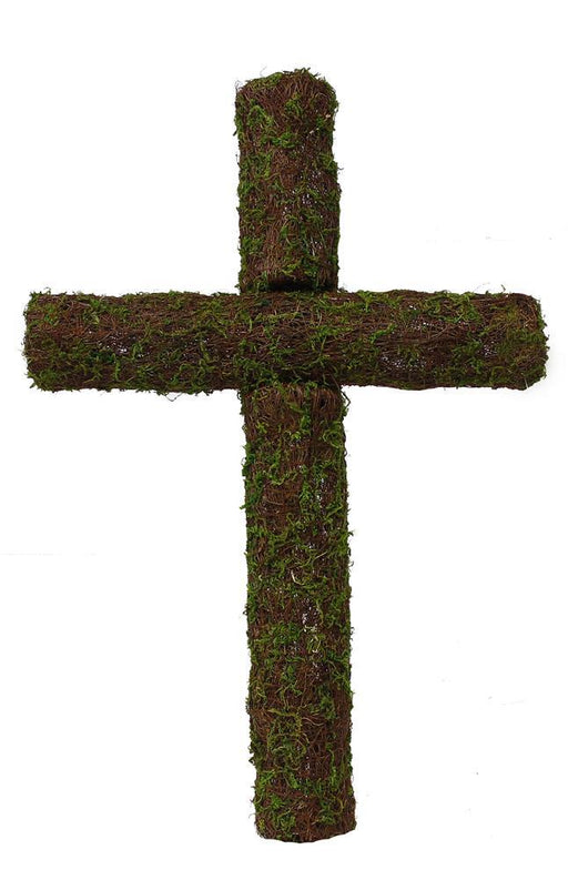 24"H Angel Vine/Moss Kd Cross Brown/Green KG3211 - DecoExchange