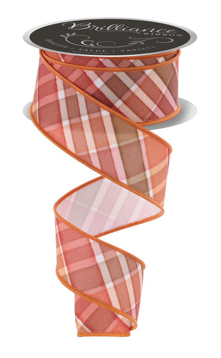 1.5"X10Yd Bold Plaid Ivory/Multi LS1110RT