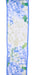 2.5"X10Yd Hydrangea Ivory/Blue/Green LS123203 - DecoExchange®
