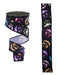 1.5"X10Yd Pumpkin Scary Faces Black/Multi LS126702 - DecoExchange®