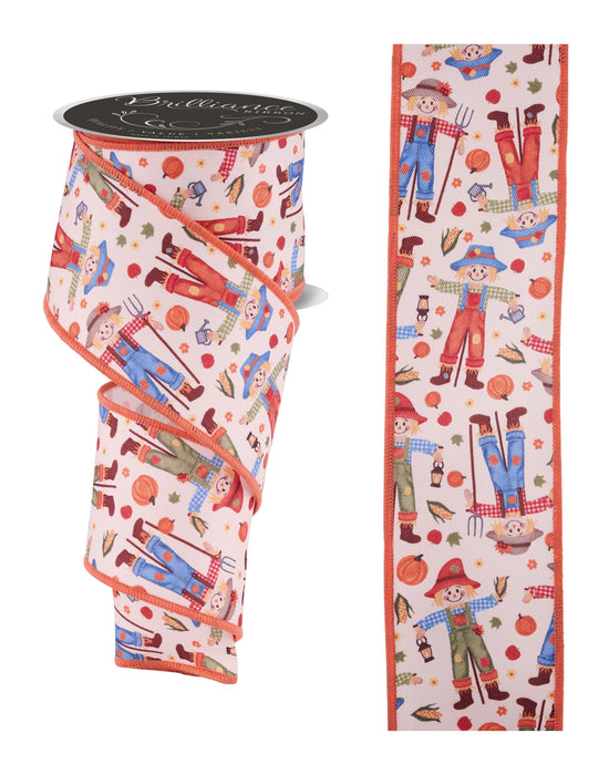 2.5"X10Yd Scarecrows Crm/Orng/Grn/Red/Yllw LS1306