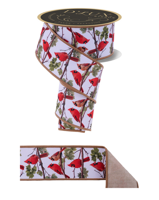 2.5"X10Yd Cardinals/Fused Wht/Brwn/Red LX1138RT