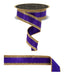 1.5"X10Yd Vertical Glitter Stripe/Fused Purple/Gold LX3119CN