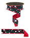 1.5"X10Yd Multi Polka Dot/Fused Black/White/Red/Emrld LX3175X6