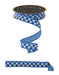 7/8"X10Yd Mini Antq Checkerboard/Fused Beige/Blue LX322325
