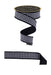 1.5"X10Yd Mini Check/Fused Black/White LX600402