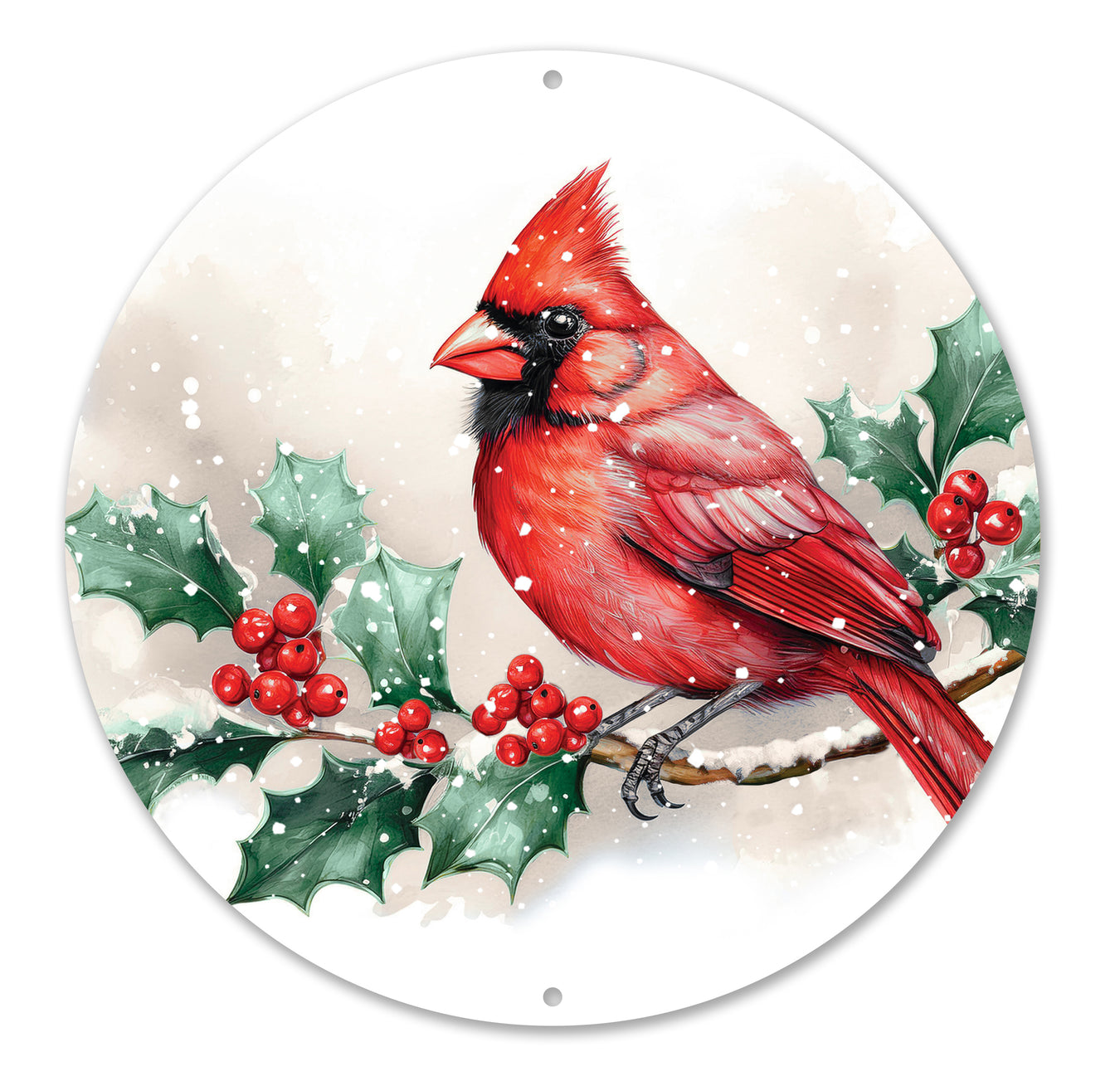 8” Round Metal Signs