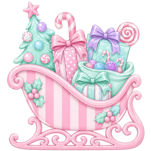 Christmas Sleigh Sign, MF-W-0001-DH, 22" Door Hanger - DecoExchange®