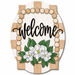 Magnolia Welcome Sign, MF-W-0010, Sign For Wreath, Wood Wreath Sign