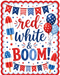 Patriotic Welcome Sign, MF-W-0012-DH, 22" Door Hanger
